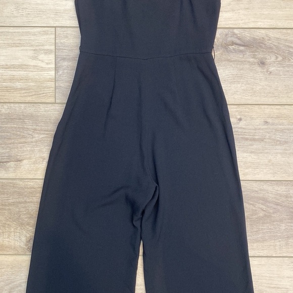 Polo Ralph Lauren Brigitte Jumpsuit Solid Black Minimalist Dressy Sleeveless - Picture 8 of 15